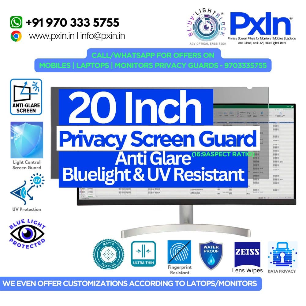 20 Inch Monitor Privacy Screen
