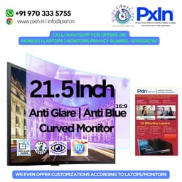 21.5 Inch(16:9) curved monitor Anti glare and Anti Bluelight screen guard