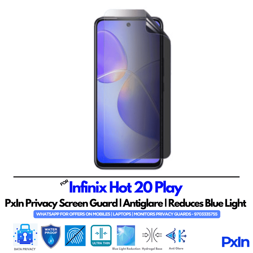 Infinix Hot 20 Play Privacy Screen Guard