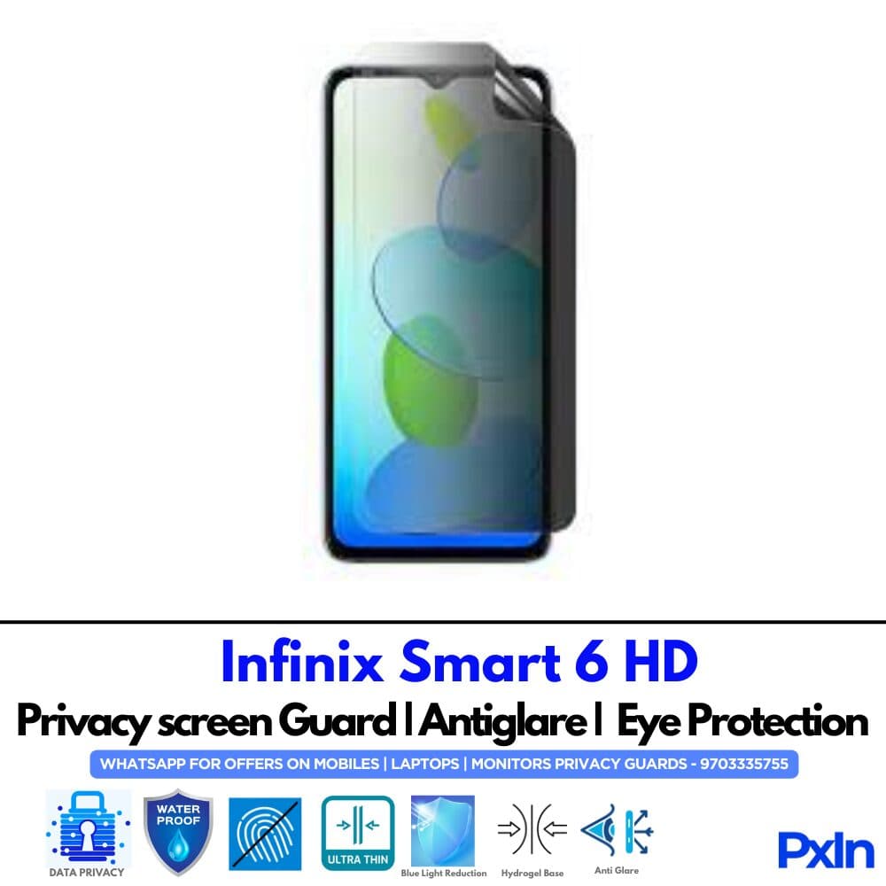 Infinix Smart 6 HD Privacy Screen Guard