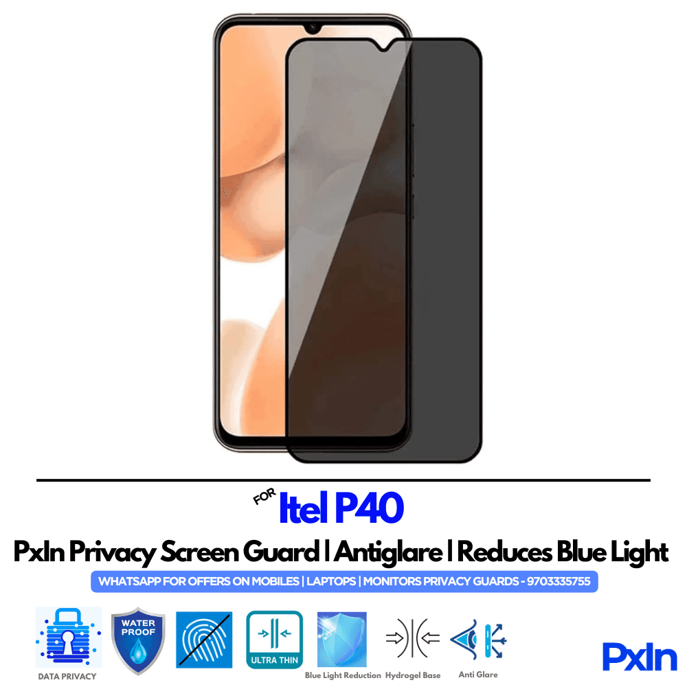 Itel P40 Privacy Screen Guard