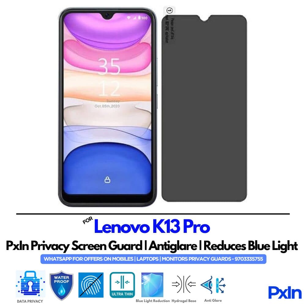 Lenovo K13 Pro Privacy Screen Guard