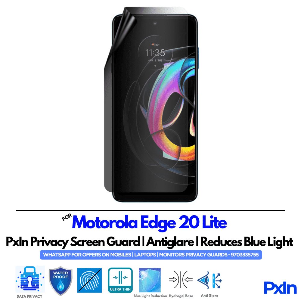 Motorola Edge 20 Lite Privacy Screen Guard