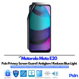 Motorola Moto E20 Privacy Screen Guard