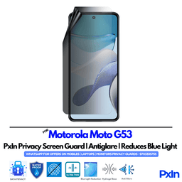 Motorola Moto G53 Privacy Screen Guard