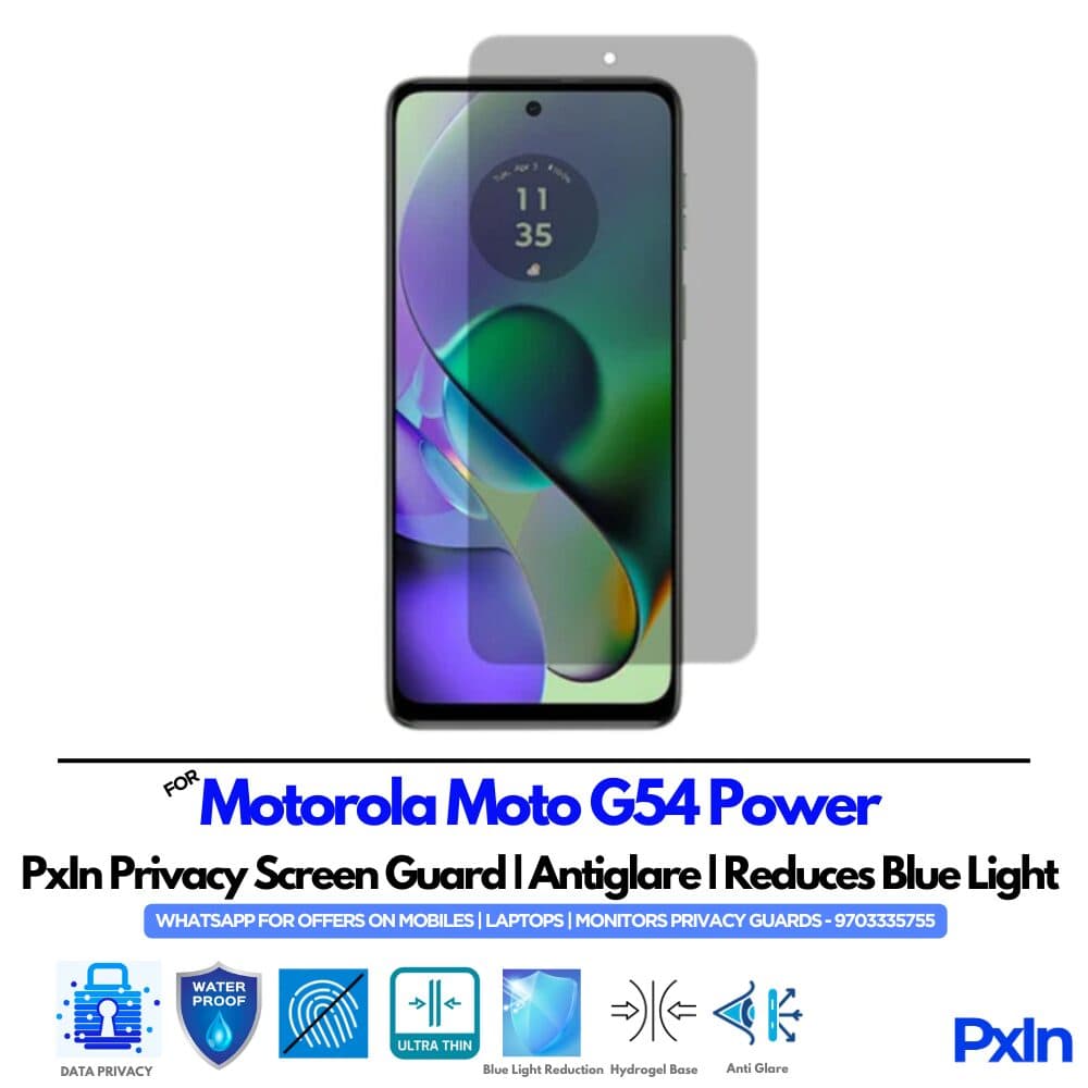 Motorola Moto G54 Power Privacy Screen Guard