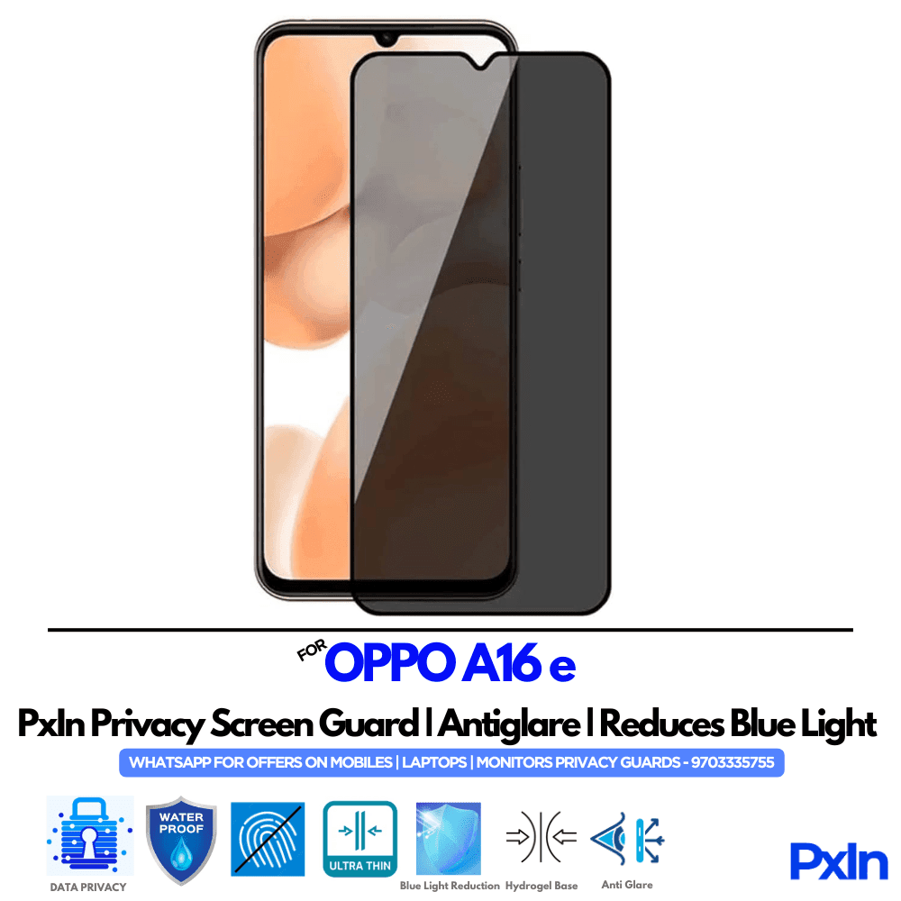 OPPO A16 e Privacy Screen Guard