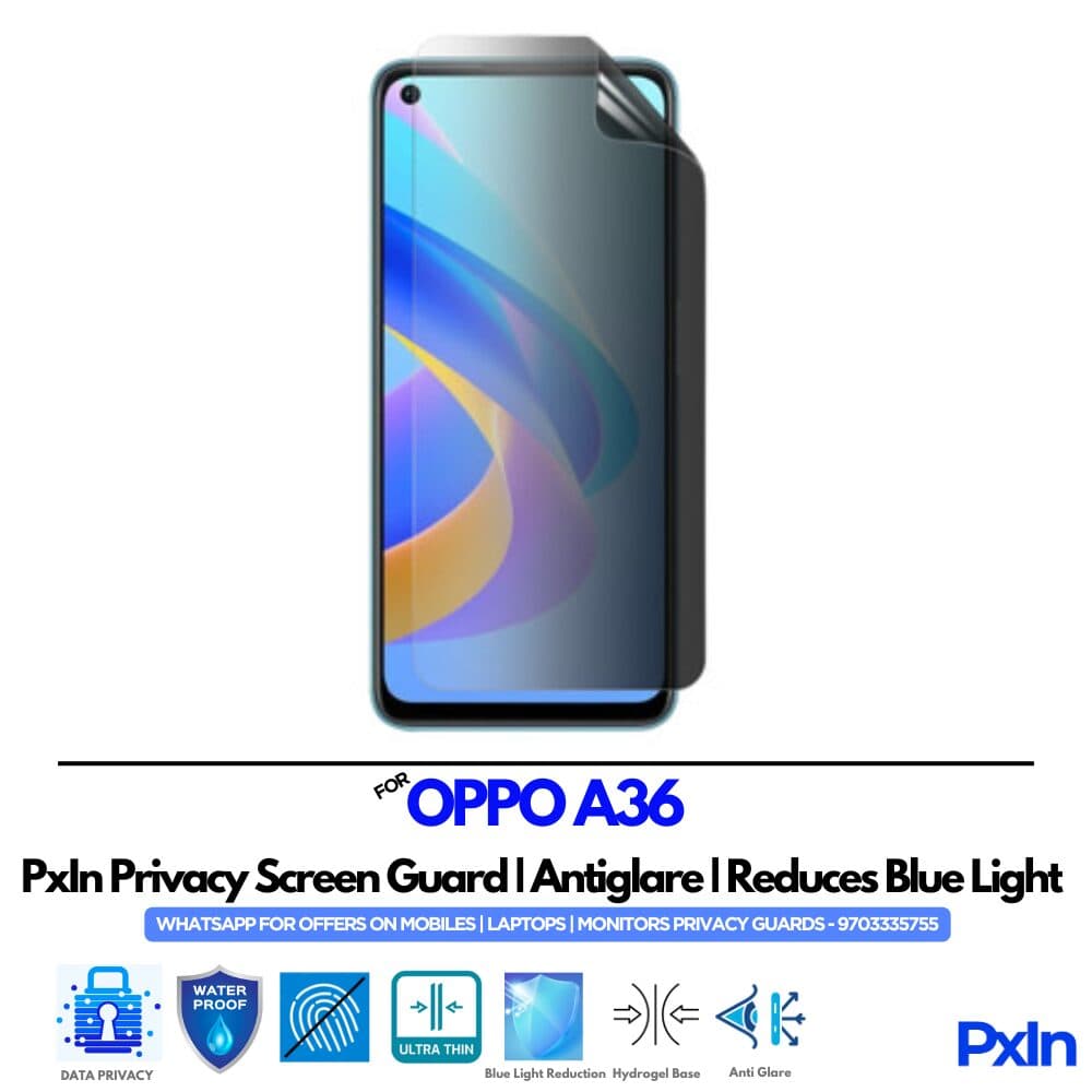 OPPO A36 Privacy Screen Guard