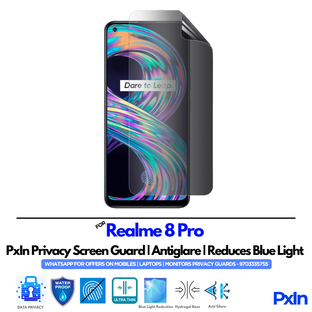 Realme 8 Pro Privacy Screen Guard