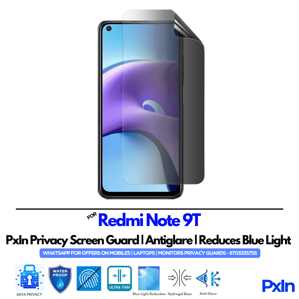 Redmi Note 9T Privacy Screen Guard