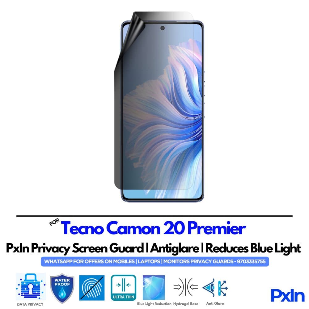 Tecno Camon 20 Premier Privacy Screen Guard