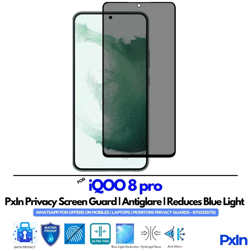 iQOO 8 pro Privacy Screen Guard