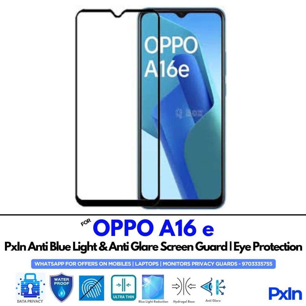 OPPO A16 e Anti Blue light screen guard