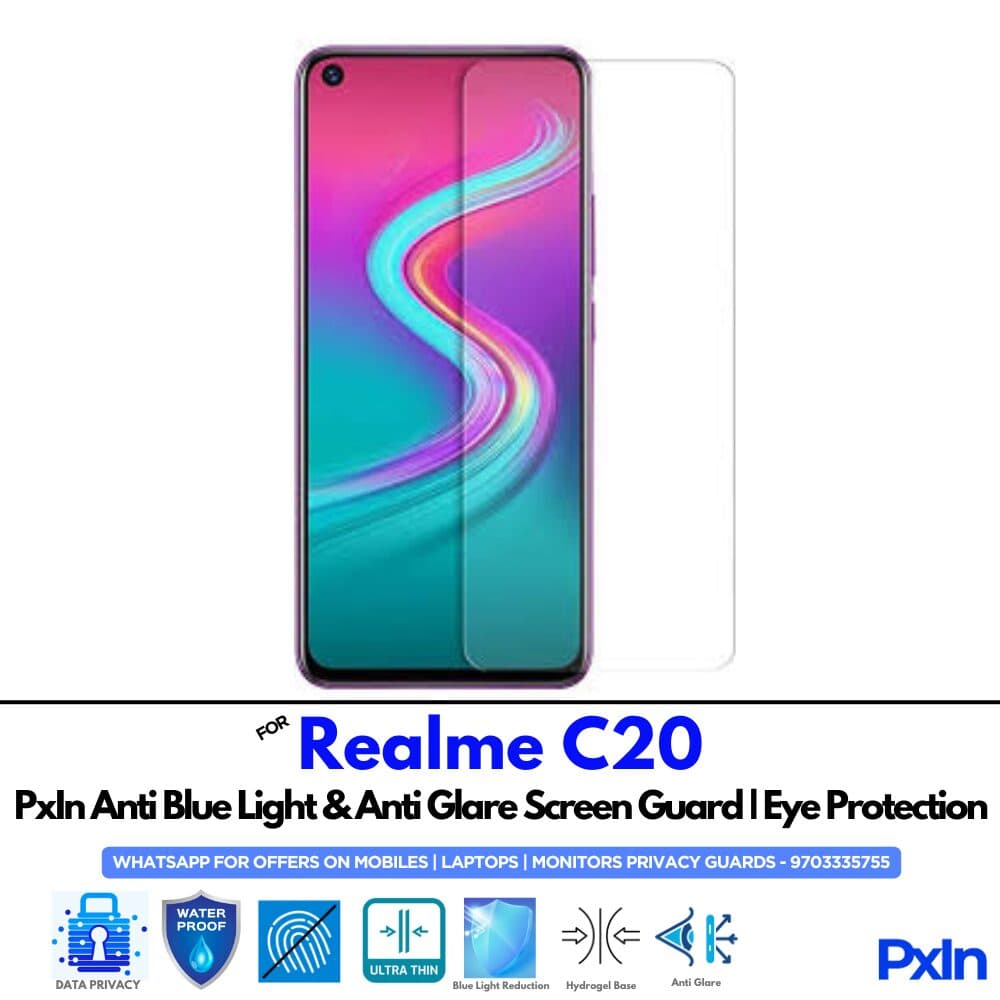 Realme C20 Anti Blue light screen guard