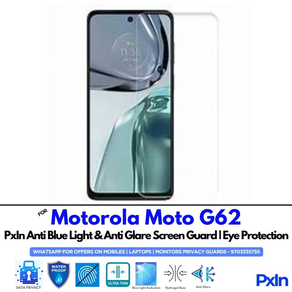 Motorola Moto G62 Anti Blue light screen guard