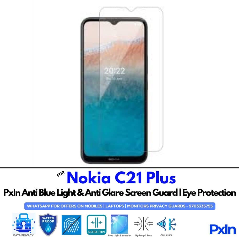 Nokia C21 Plus Anti Blue light screen guard