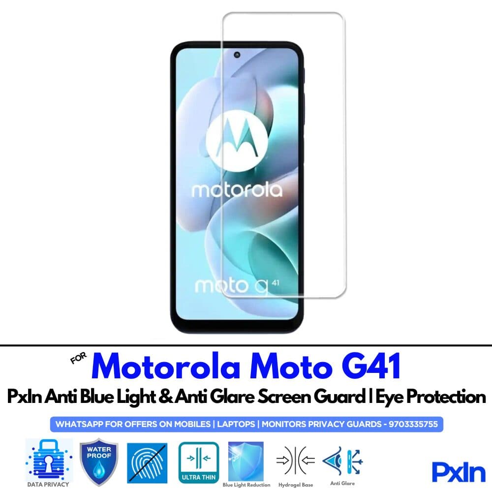 Motorola Moto G41 Anti Blue light screen guard