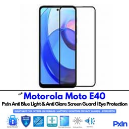 Motorola Moto E40 Anti Blue light screen guard