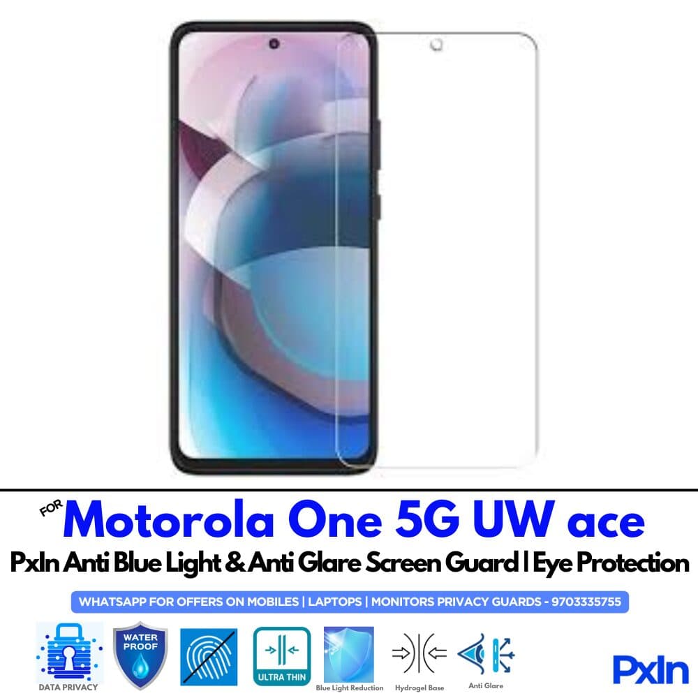 Motorola One 5G UW ace Anti Blue light screen guard