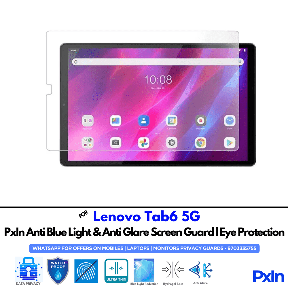 Lenovo Tab 6 5G Anti Blue light screen guard