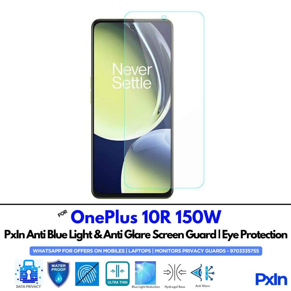OnePlus 10R 150W Anti Blue light screen guard