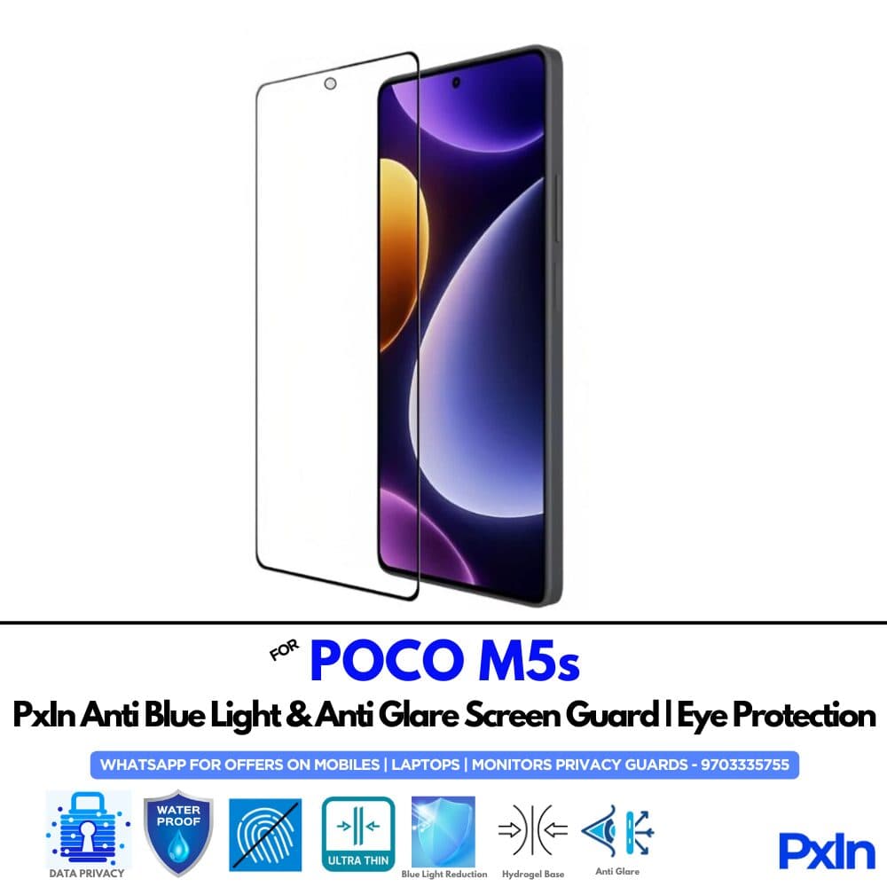 POCO M5s Anti Blue light screen guard
