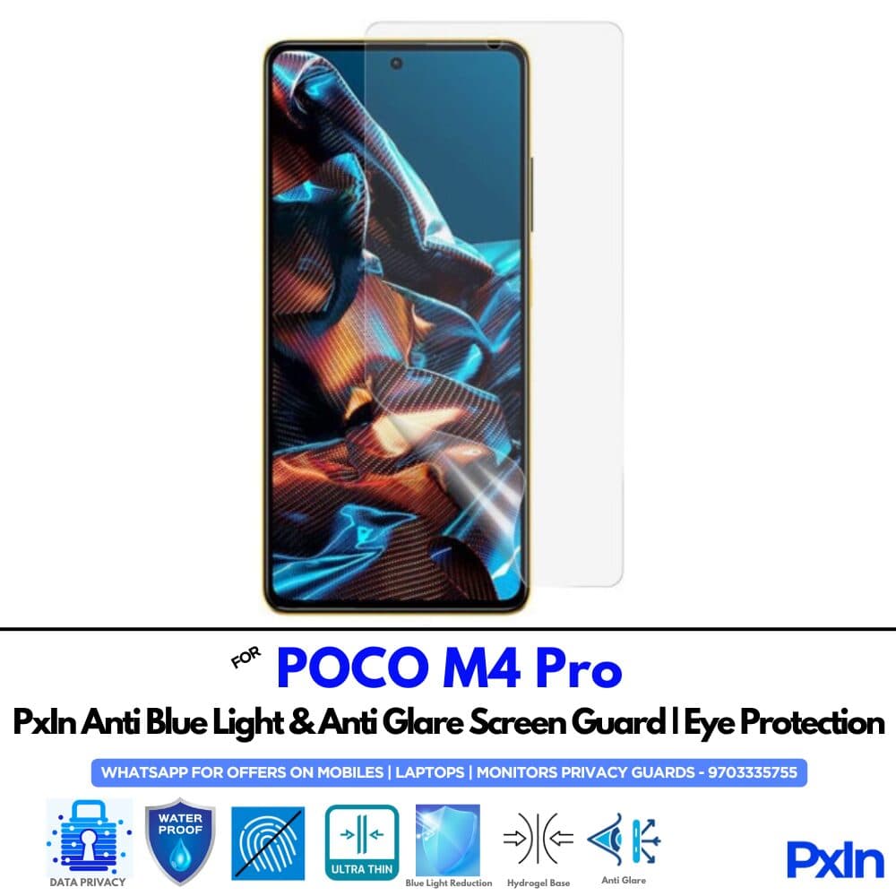 POCO M4 Pro Anti Blue light screen guard