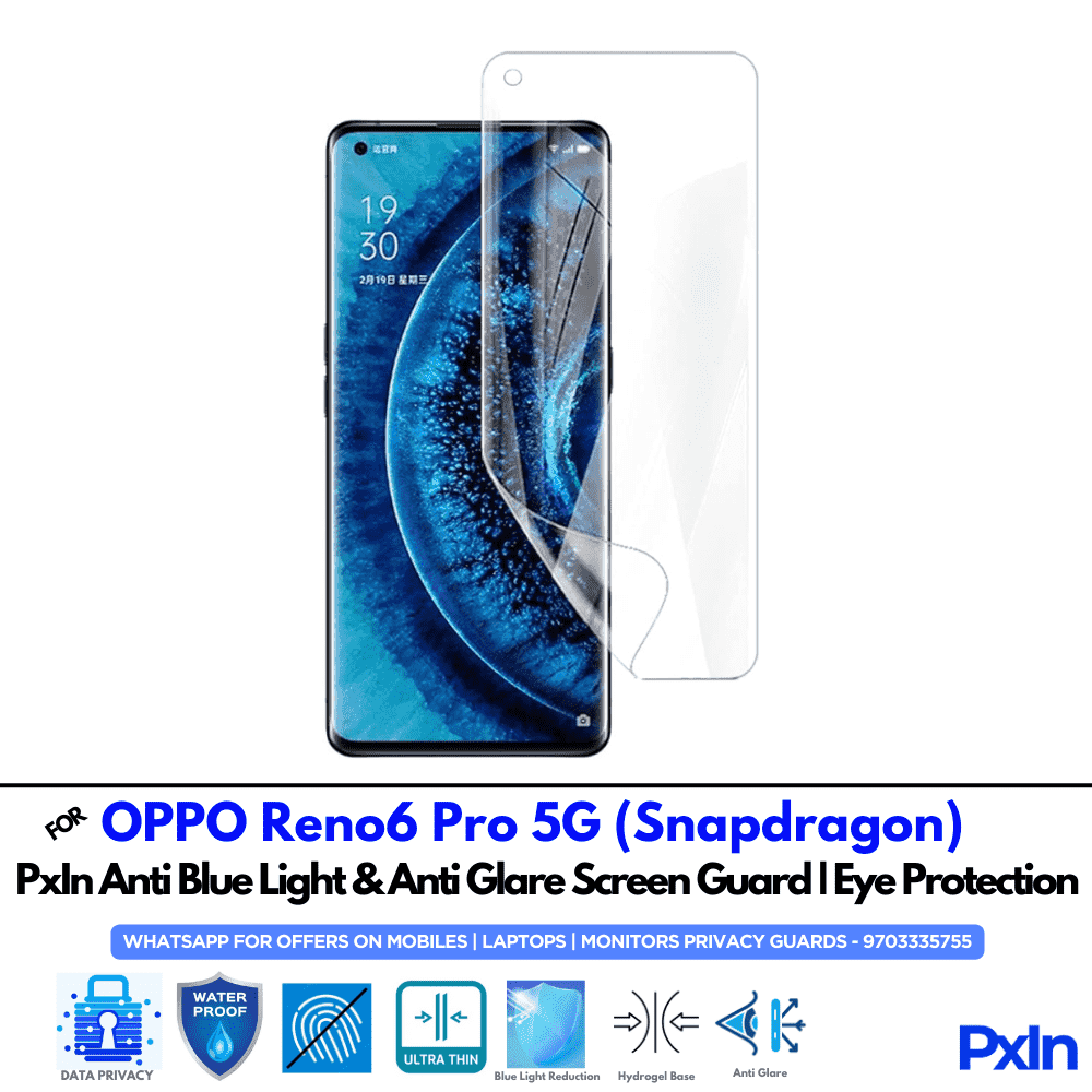OPPO Reno6 Pro 5G (Snapdragon) Mobile Anti Bluelight Screen Guard