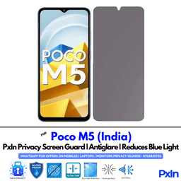 Poco M5 (India) Mobile Privacy Screen Guard