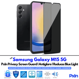 Samsung Galaxy M15 5G Mobile for Privacy Screen Guard