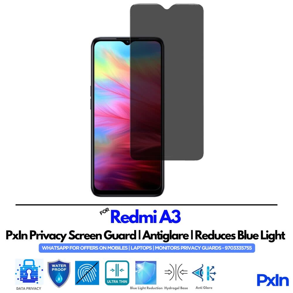 Redmi A3 Mobile Privacy Screen