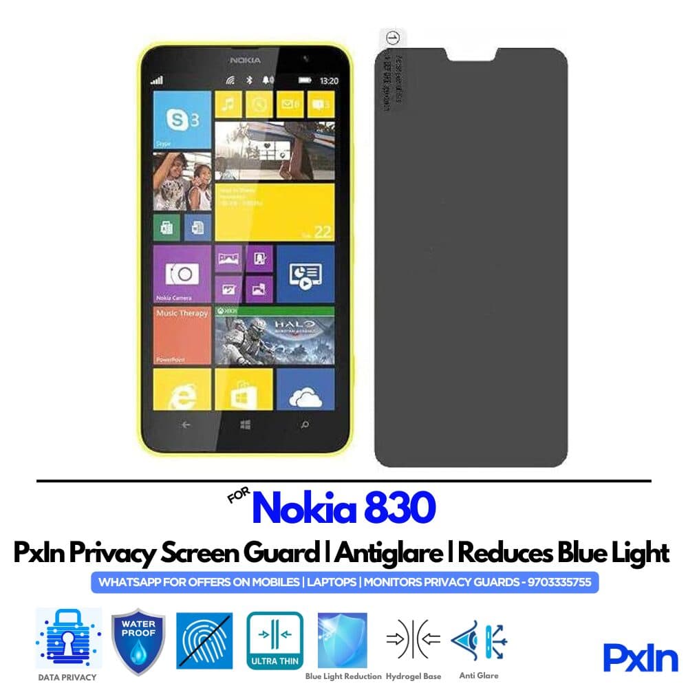 Nokia 830 Mobile Privacy Screen