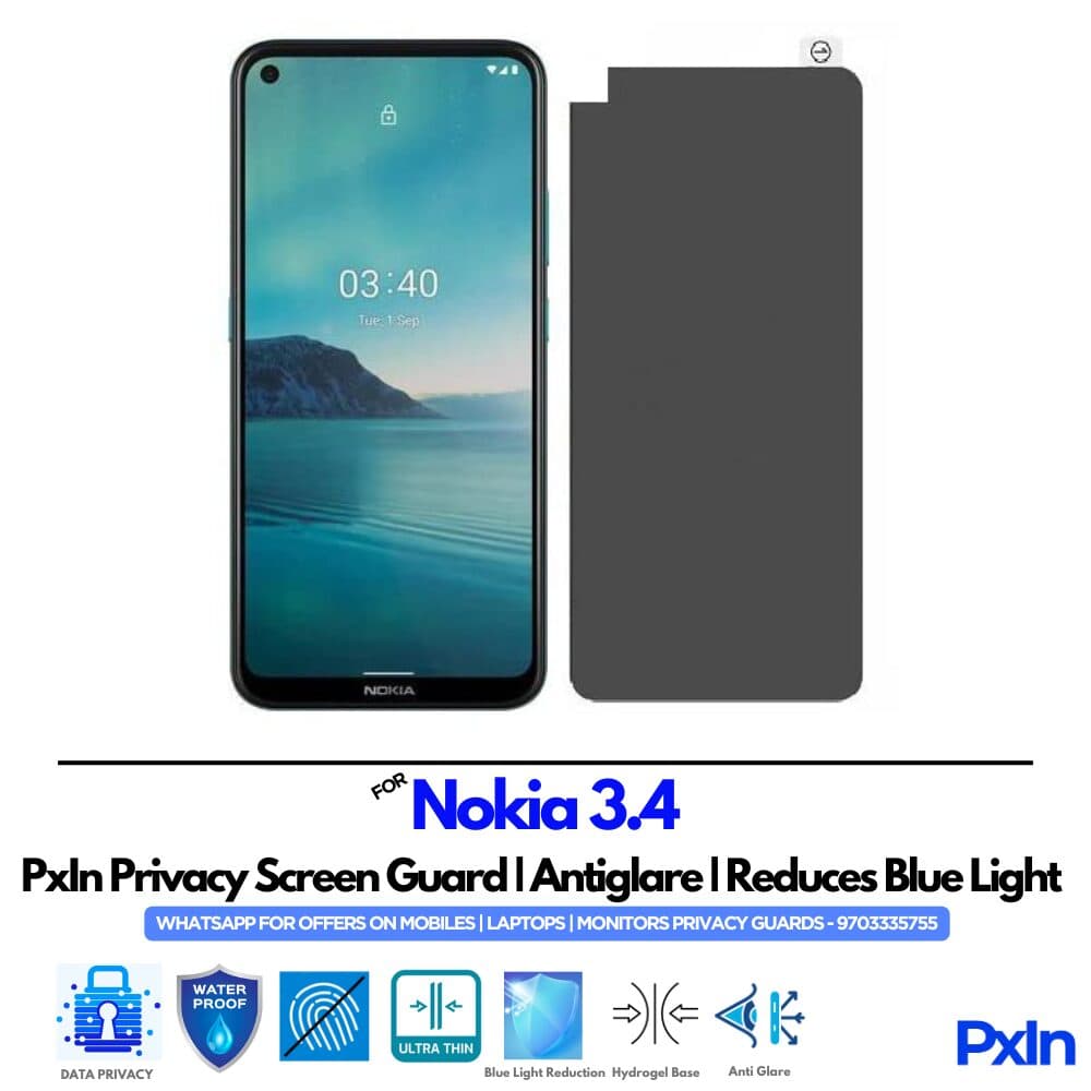 Nokia 3.4 Mobile Privacy Screen