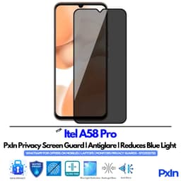 Itel A58 Pro Mobile Privacy Screen