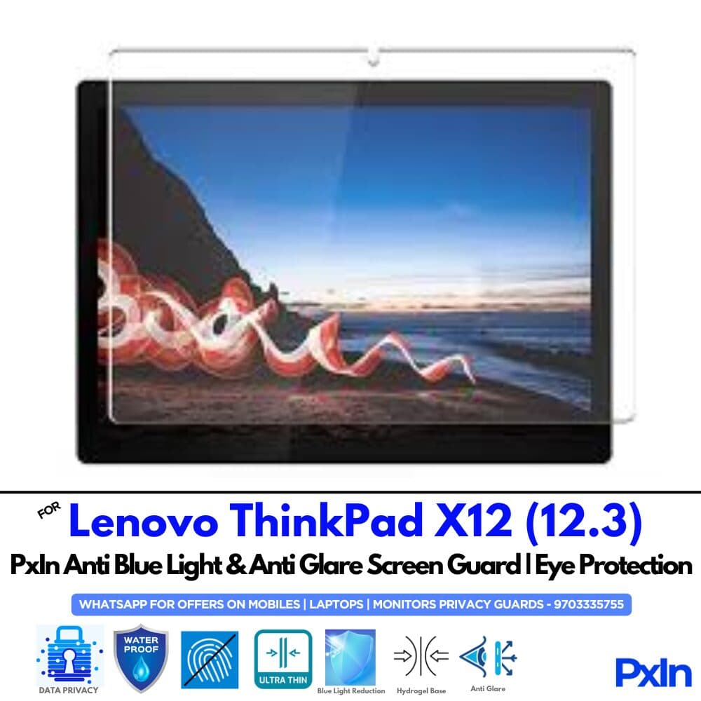 Lenovo ThinkPad X12 (12.3) Anti Blue light Screen Guard