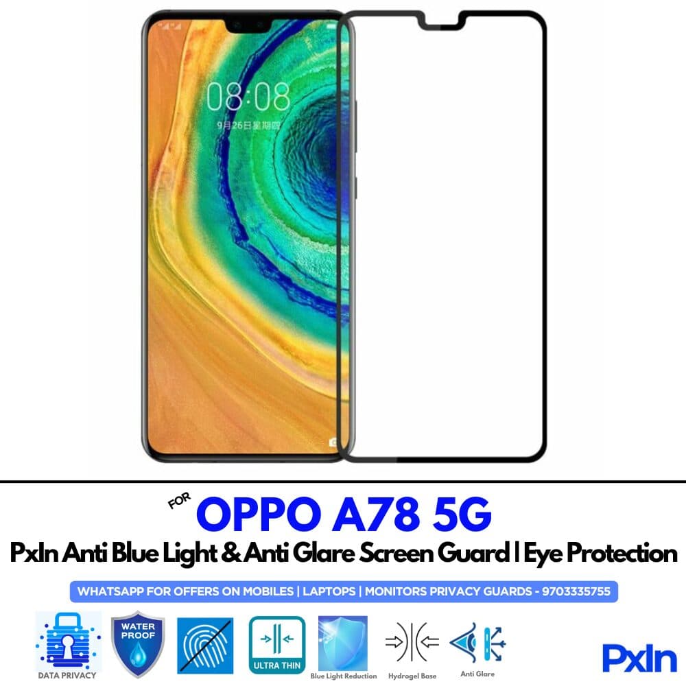 OPPO A78 5G Mobile Anti Bluelight Screen Guard