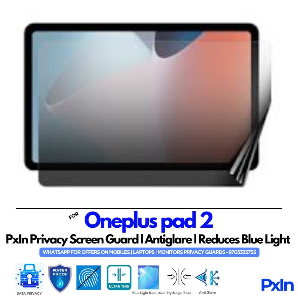 Oneplus pad 2 Privacy Screen Guard