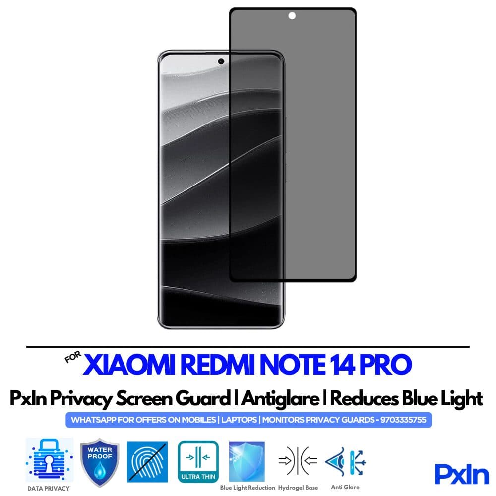 XIAOMI REDMI NOTE 14 PRO Mobile Privacy Screen Guard