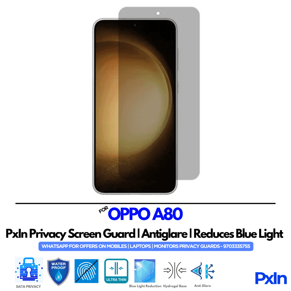 OPPO A80 Mobile Privacy Screen Guard