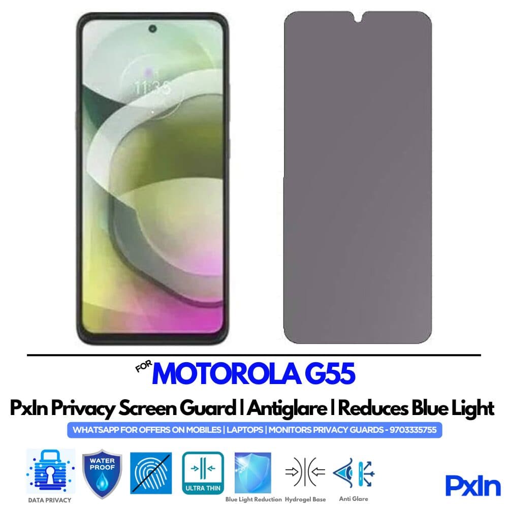 MOTOROLA G55 Mobile Privacy Screen Guard