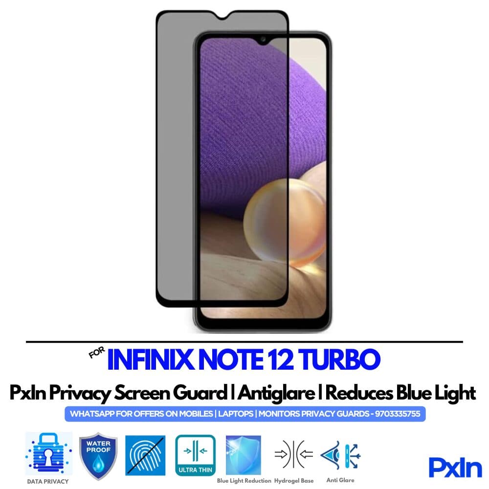 INFINIX NOTE 12 TURBO Mobile Privacy Screen Guard
