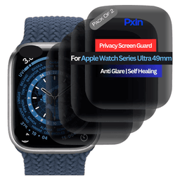 Apple Watch Series Ultra 49mm Smartwatch Privacy Screen Guard for | Privacy Filter | Anti-Glare, Fingerprint Resistant (Pack of 2)