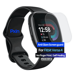 Anti-Glare Screen Guard for Fitbit Versa 4 Smartwatch