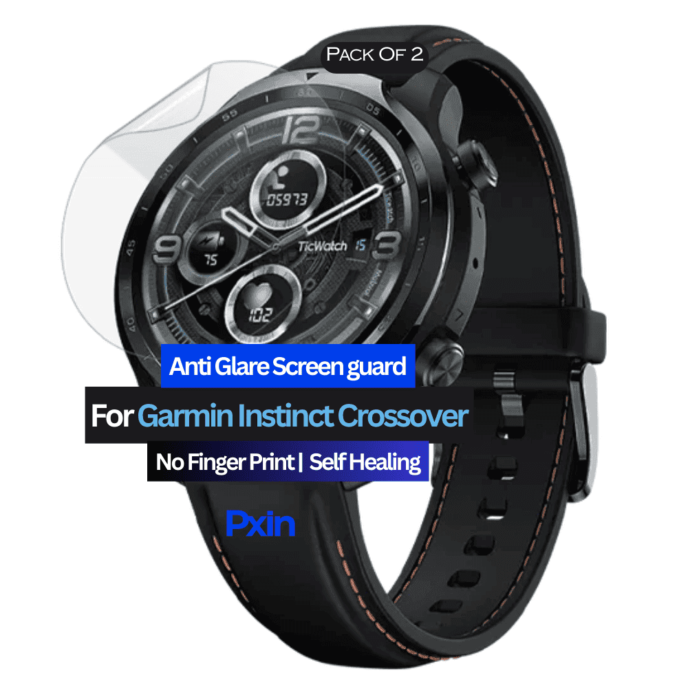 Anti-Glare Screen Guard for Garmin Instinct Crossover Smartwatch