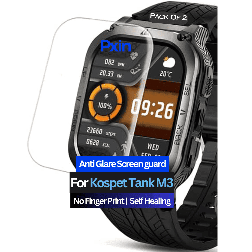 Anti-Glare Screen Guard for Kospet Tank M3 Smartwatch