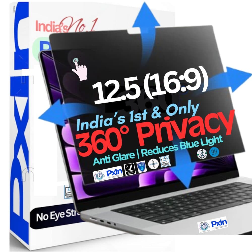 12.5 Inch 16:9 Touch Monitor Privacy Screen