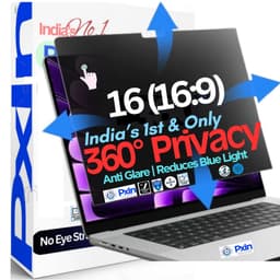 16 Inch 16:9 Touch Monitor Privacy Screen