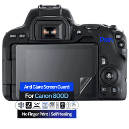 Anti-Glare Screen Guard for Canon 800D Camera