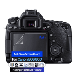 Anti-Glare Screen Guard for Canon EOS 80D Camera  