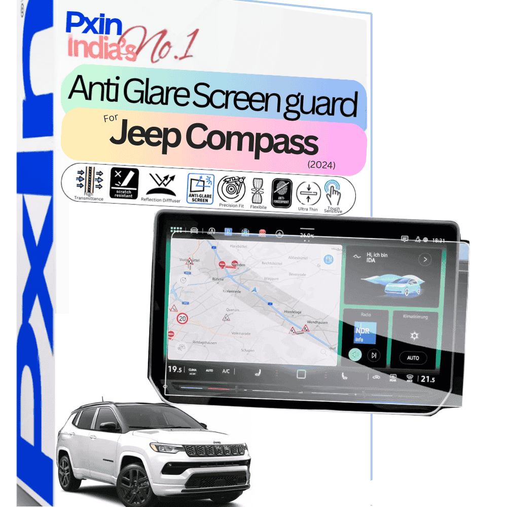 Jeep Compass (2024) antiglare screen guard